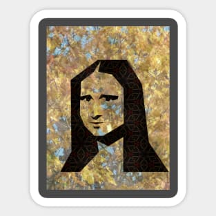 Monalisa TShirt Sticker